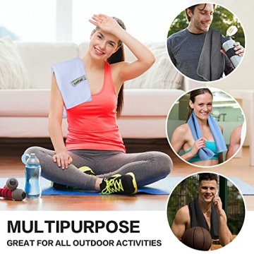 KinHwa Quick Dry Gym Towels - Highly Absorbent Microfiber Towels