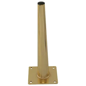 Stylish 7.8" Golden Metal Furniture Legs for Easy DIY