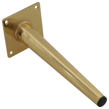 Stylish 7.8" Golden Metal Furniture Legs for Easy DIY