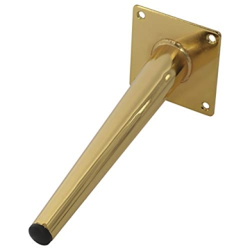Stylish 7.8" Golden Metal Furniture Legs for Easy DIY