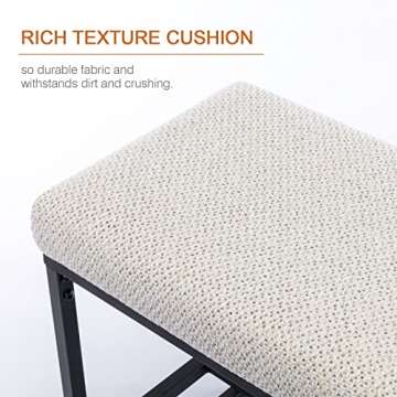 Stylish Upholstered Shoe Bench for Modern Entryways