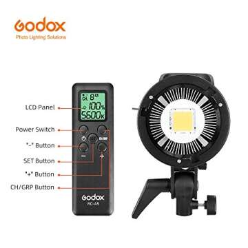 Godox SL-60W CRI 95+ LED Video Light SL60W White 5600K Version 60WS Bowens Mount+Remote Control+Reflector