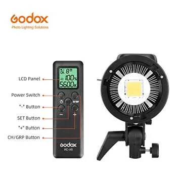 Godox SL-60W LED Video Light with Remote & Accessories