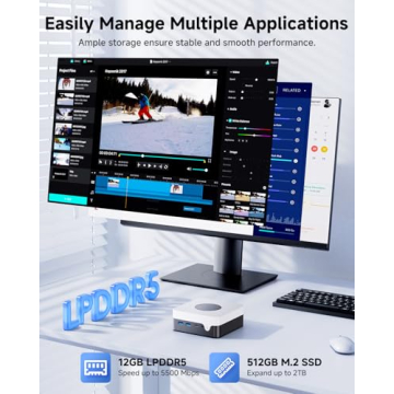 CHUWI LarkBox X Mini PC | Intel N100, 12GB RAM, 4K Display