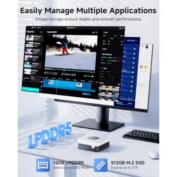 CHUWI LarkBox X Mini PC | Intel N100, 12GB RAM, 4K Display