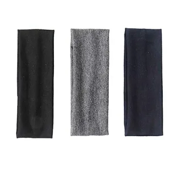 DERAYEE Stretch Elastic Yoga Headbands for Men Women