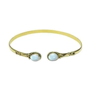 Rainbow Moonstone Arm cuff, Armlet, Armband, Upper Arm cuff, Brass Arm Cuff, Bracelet Armlet, Trible Armlet, Boho Girls Women Arm Cuff