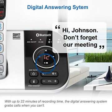 VTech VS112-2 Bluetooth Cordless Phone with Call Blocking