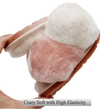 Women's Plush Memory Foam Slippers - Stylish & Comfortable