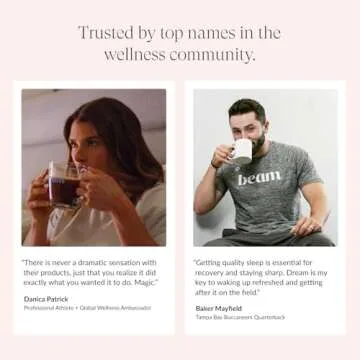 Beam Dream Sleep Powder, Sleep Supplement, Sleep Aids for Adults, Contains Magnesium, Melatonin, L Theanine, Apigenin, Natural Sleep Aid, Vegan, Non GMO, Dairy Free, 3rd Party Tested, 30 Servings