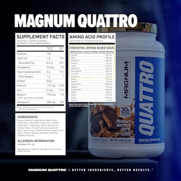 Premium Quattro Protein Powder for Muscle Recovery & Growth
