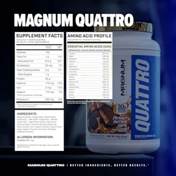 Premium Quattro Protein Powder for Muscle Recovery & Growth