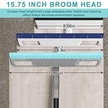 Magic Silicone Broom for Pet Hair Dust Multi-Surface Cleaning