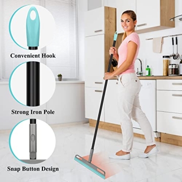 Magic Silicone Broom for Pet Hair Dust Multi-Surface Cleaning