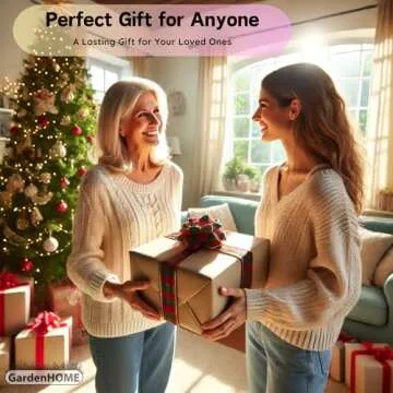 GardenHOME Gardening Tool Set with Heavy-Duty Stool and Tote