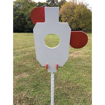 Magnum AR500 Steel Hostage Reactive Shooting Target Set - 3/8in 12X20 for T-Post New