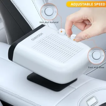 HOGUWID 12V Car Heater Fast Heating Quiet 360 Rotation