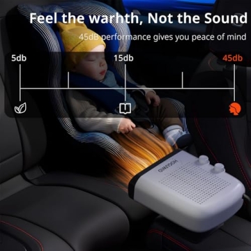 HOGUWID 12V Car Heater Fast Heating Quiet 360 Rotation