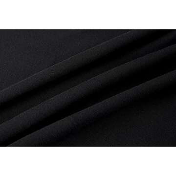 Long Sleeve Crop Tops for Women Workout Basic Clothes for Teen Ladies Fitted Slim Scoop Neck Cute Yoga Shirts (White Black 2Pack, X-Small)