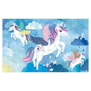 Magic Unicorn Lenticular Puzzle for Kids - 75 Pieces - Mudpuppy