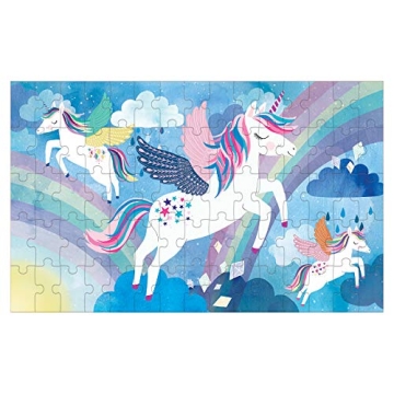 Magic Unicorn Lenticular Puzzle for Kids - 75 Pieces - Mudpuppy