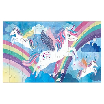 Magic Unicorn Lenticular Puzzle for Kids - 75 Pieces - Mudpuppy