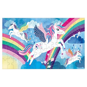 Magic Unicorn Lenticular Puzzle for Kids - 75 Pieces - Mudpuppy