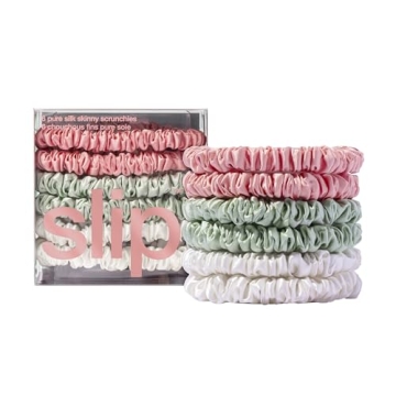 Bellerose Silk Skinny Scrunchies - Luxurious Hair Care