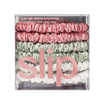 Bellerose Silk Skinny Scrunchies - Luxurious Hair Care