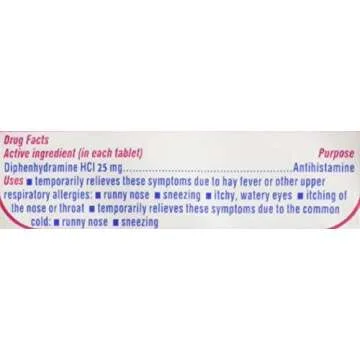 Benadryl Allergy Relief 25 Packets - Portable & Effective