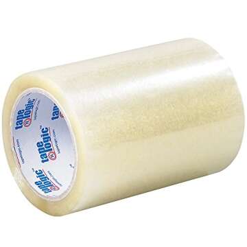 Aviditi Tape Logic 6 Inch x 72 Yards, 2 Mil, Clear, Heavy Duty Acrylic Label Protection and Packing ...