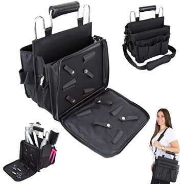 Durable Open Hair Stylist Case for Organized Professionals