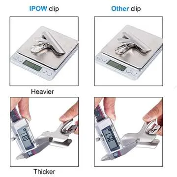 10PCS Wide Metal Chip Clips 3 Inch, Snack Food Bag Sealing Clips, Stainless Steel Paper Clamps Heavy...