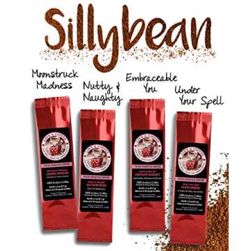 Romantic Coffee Flavors Sampler for Coffee Lovers | Sampler 8 Fun Delicious Fresh Roasted Gourmet Co...