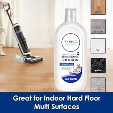 Tineco Floor Cleaning Solution, Deep Cleans for Multiple Hard Floors, Lavender Scent, 1 Liter-33.8 F...