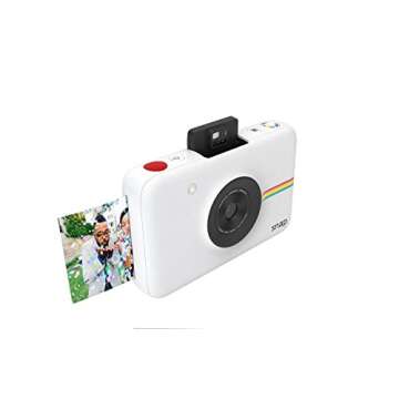 Zink Polaroid Snap Instant Digital Camera (White) with ZINK Zero Ink Printing Technology
