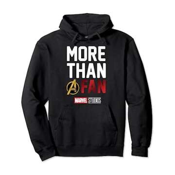 Marvel Avengers More Than A Fan 2019 Graphic Hoodie Pullover Hoodie