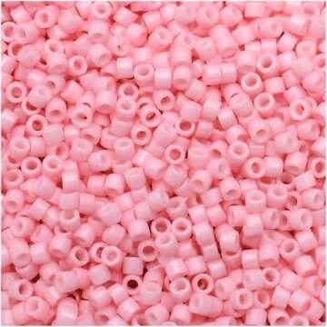 Miyuki Duracoat Delica Seed Beads 11/0 Opaque Light Carnation