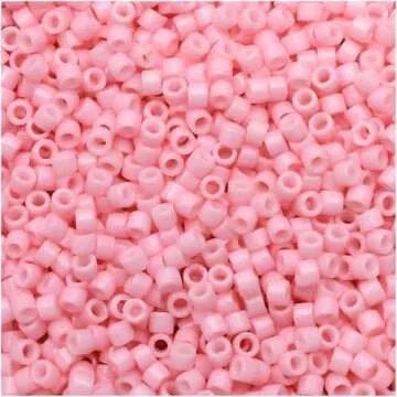 Miyuki Duracoat Delica Seed Beads 11/0 Opaque Light Carnation