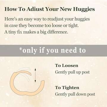 Poxtex Gold Hoop Earrings - Trendy and Hypoallergenic