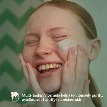 The Body Shop Tea Tree 3 in 1 Wash Scrub & Mask – Purifying Vegan Skincare For Oily, Blemished Skin – 4.2 oz