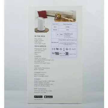 SKYMEE Smart Dog Camera with Treat Dispenser & Night Vision