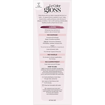 L'Oreal Paris Auburn Toning Gloss for Vibrant Shine