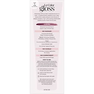 L'Oreal Paris Auburn Toning Gloss for Vibrant Shine