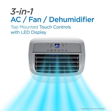 BLACK+DECKER 8000 BTU Portable AC for Home Office