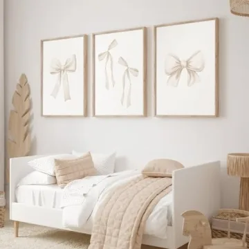 Stunning Bow Wall Art Decor for Nursery and Kids' Room