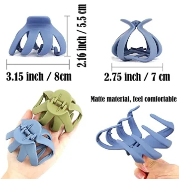 COCIDE 4PCS Hair Claw Clips for Thick Hair Accessory