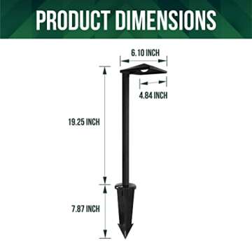 GKOLED 6 Pack Pathway Lights for Safe Outdoor Illumination