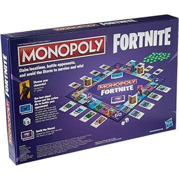 Monopoly: Fortnite Edition Board Game Inspired by Fortnite Video Game Ages 13 & Up
