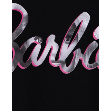 Barbie Women's Short Sleeve T-Shirt in Black Graphic Tee